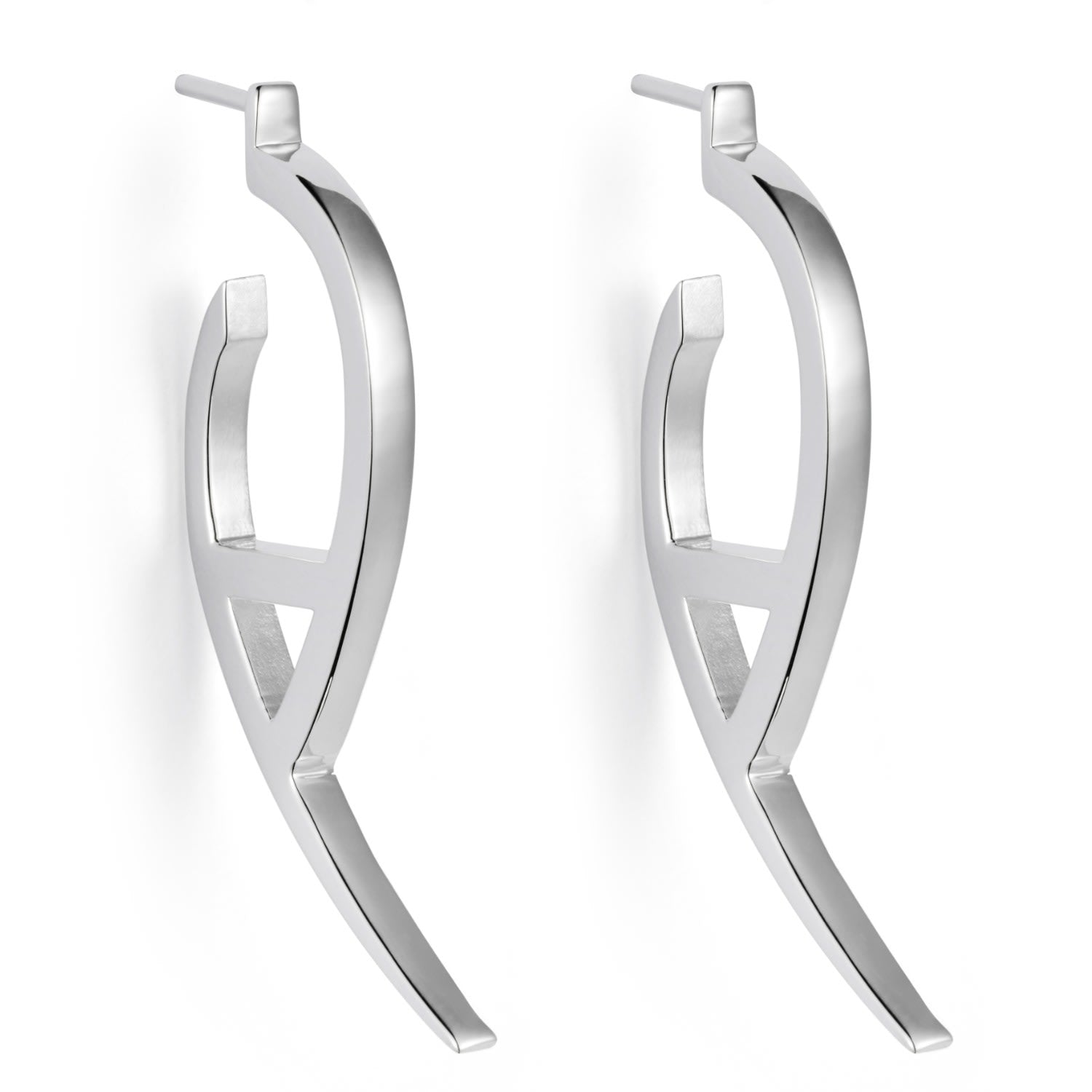 Flick Earrings - Sterling Silver