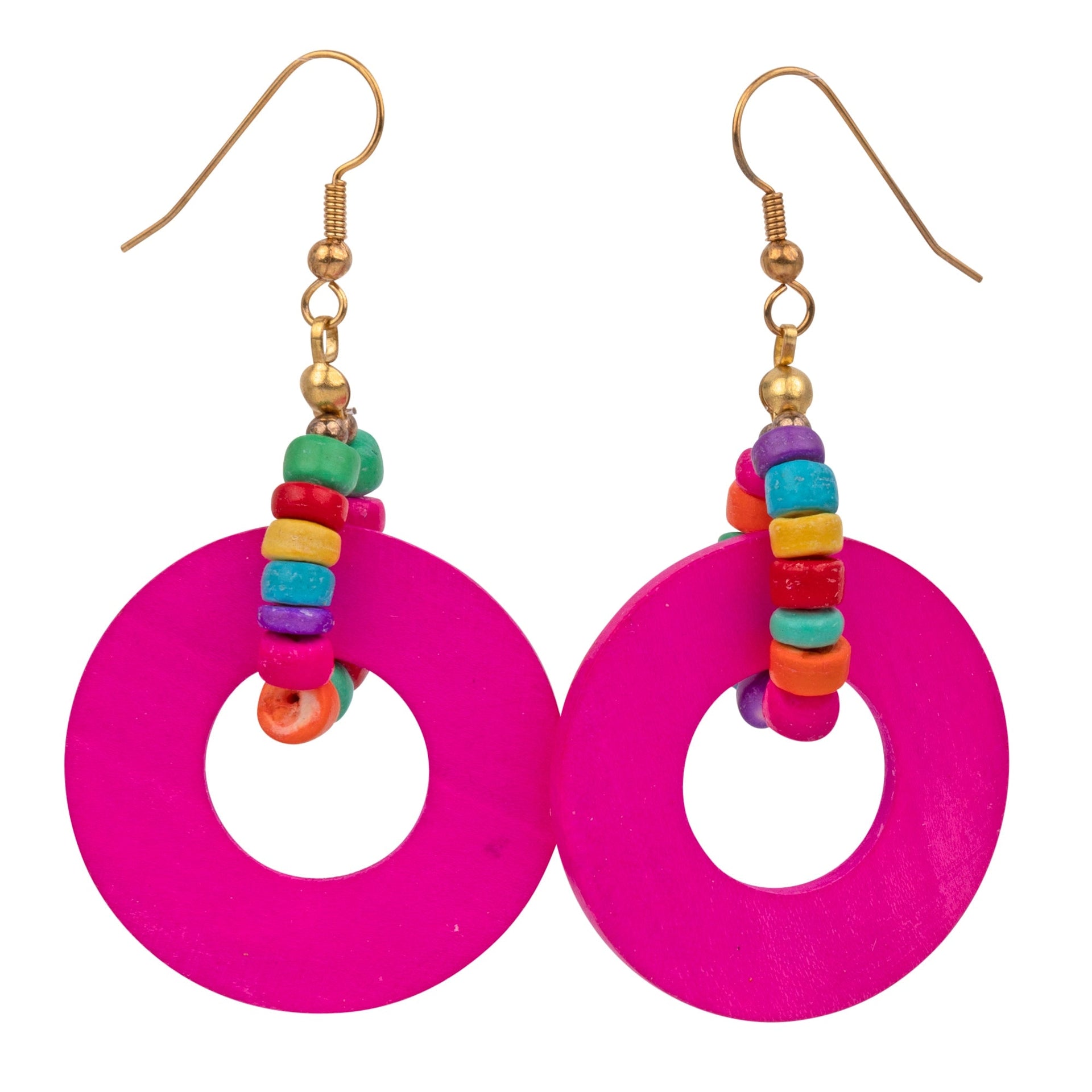 Floating Disk Vintage Earrings