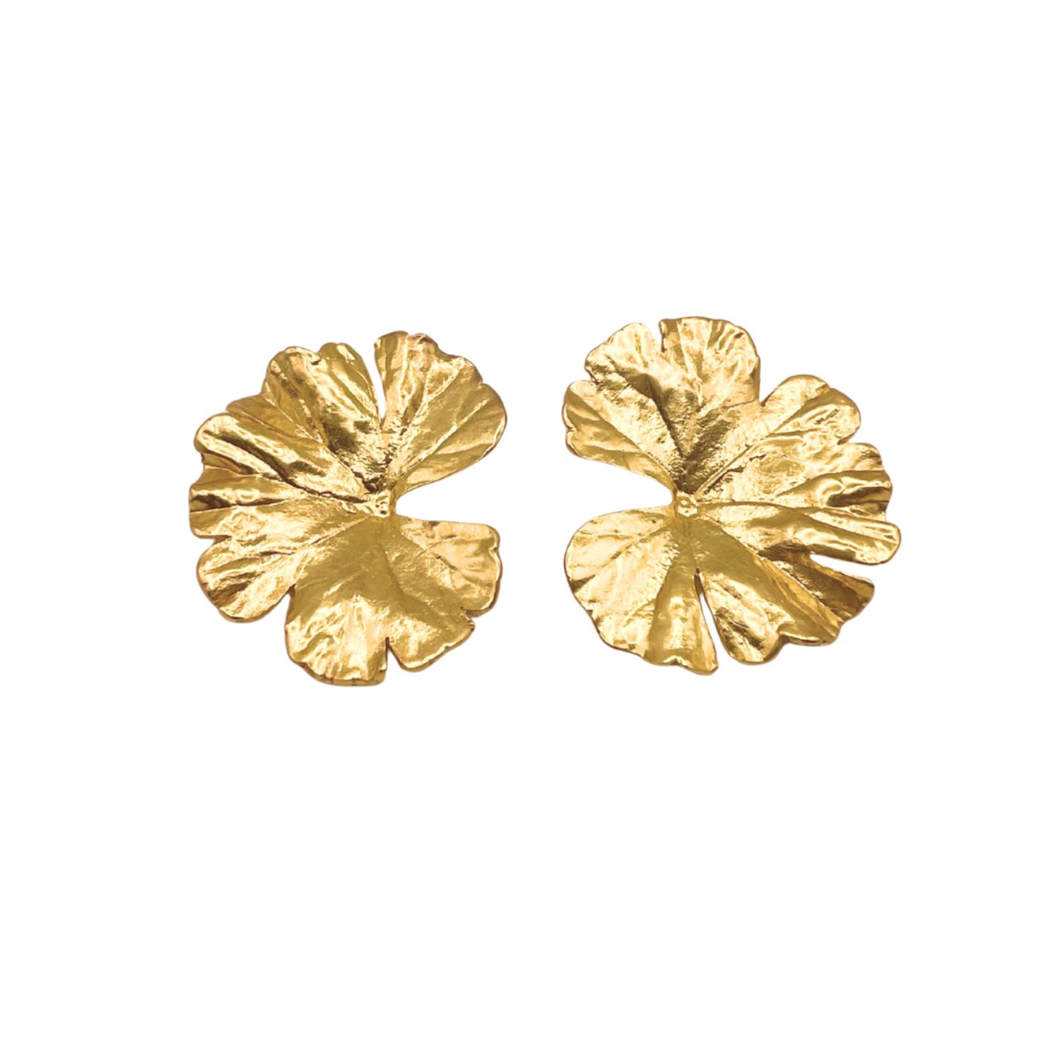 Flora Rise - Statement Earrings 24K Gold Plated