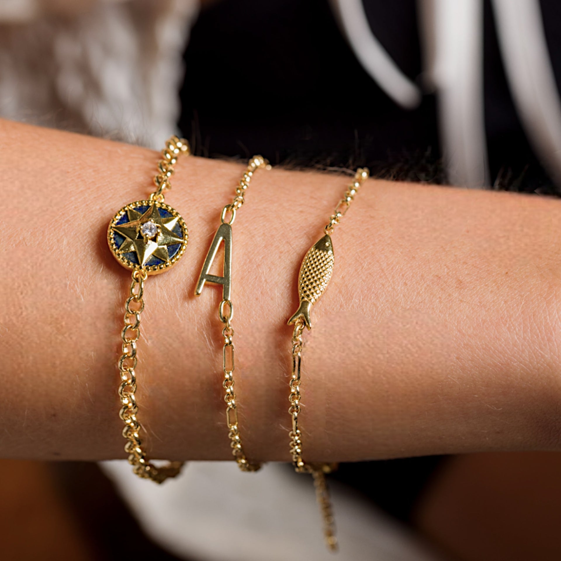 Flow Fish Chain Bracelet