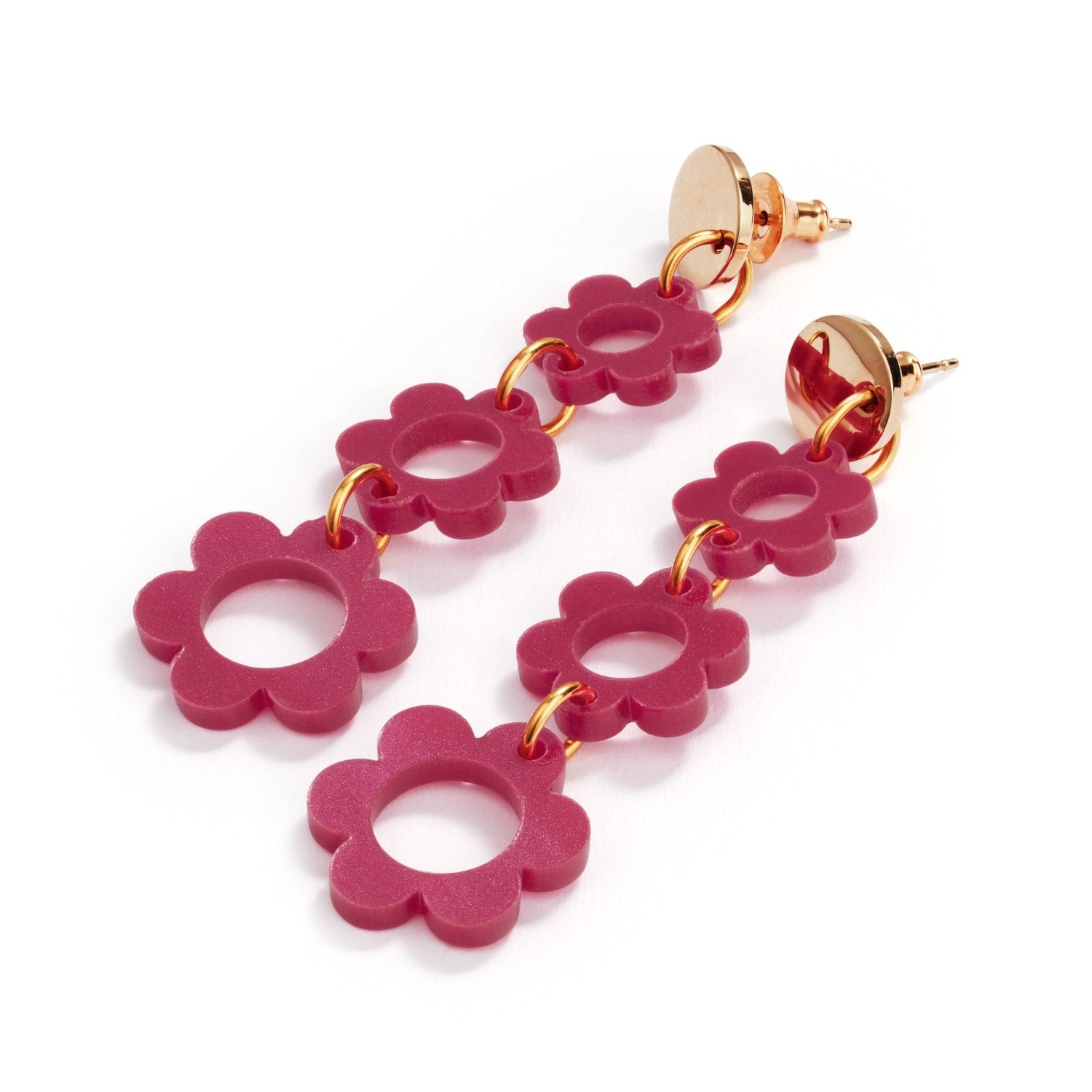 Flower Drops - Cerise