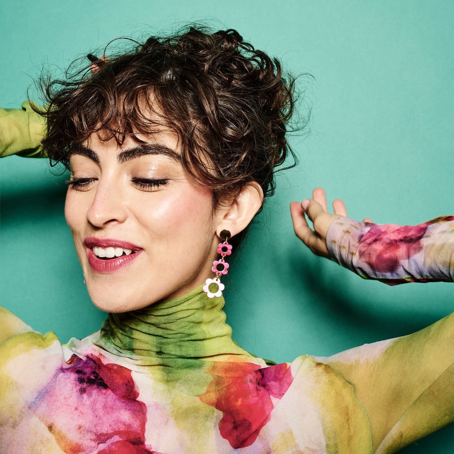 Flower Drops - Green