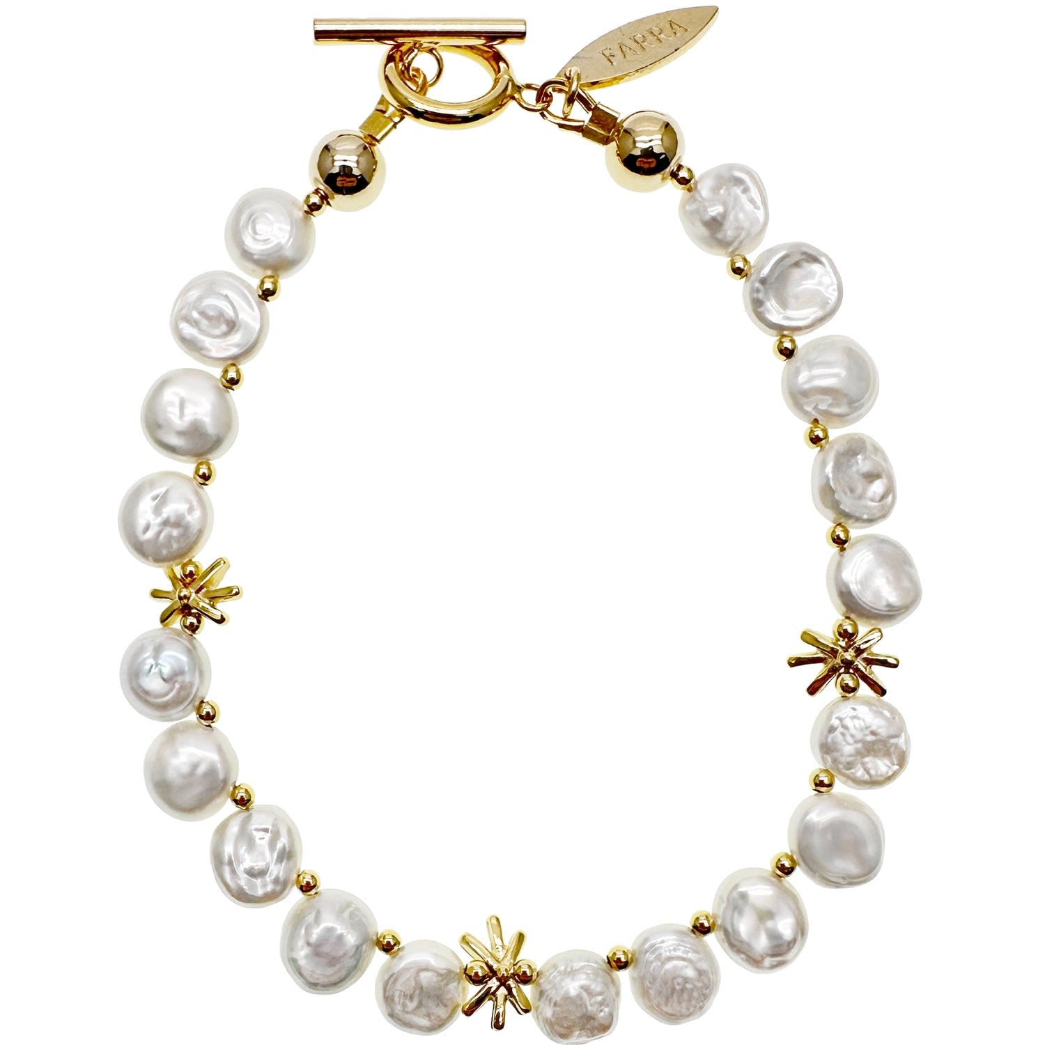 Flower Petals Freshwater Pearls Bracelet