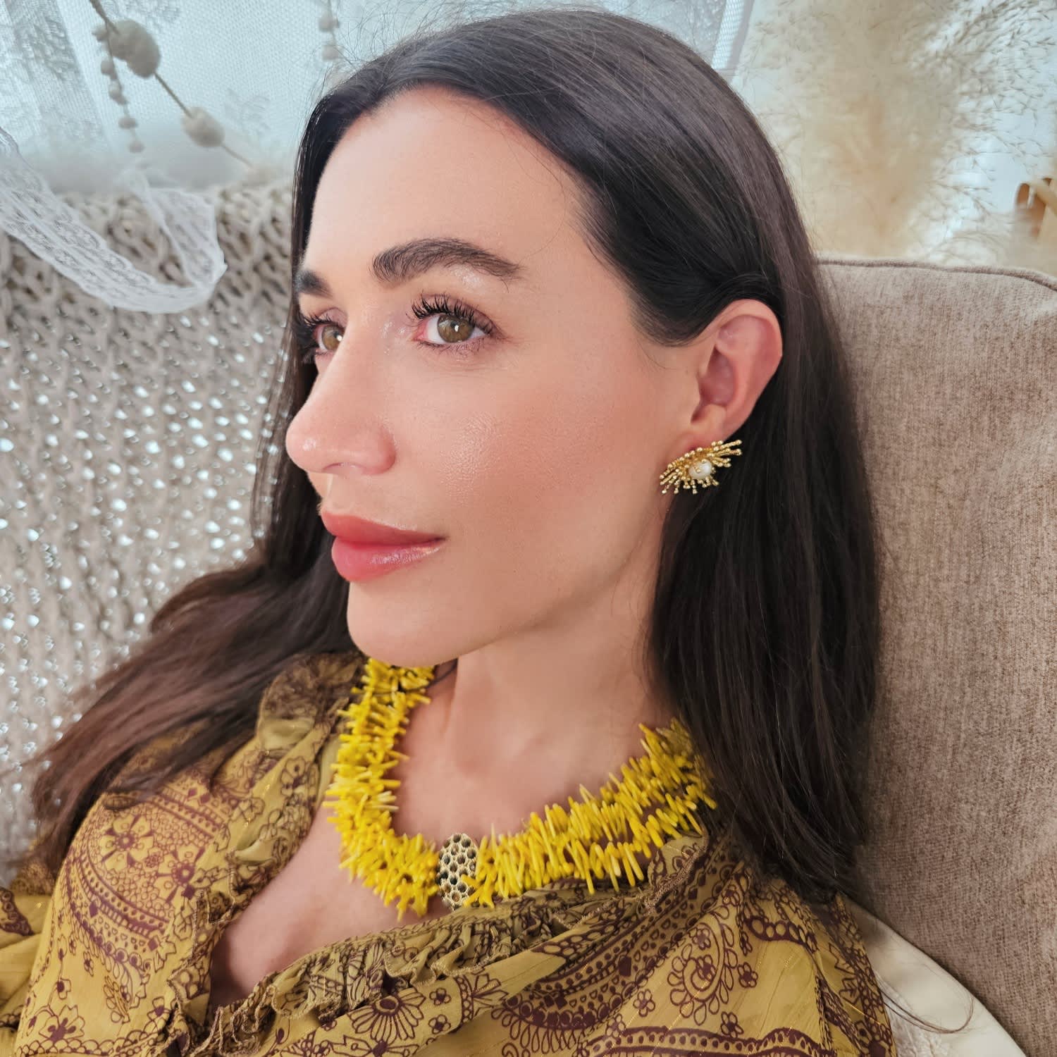 Flower Setting Pearls Stud Earrings | Elegant Floral Design For Every Occasion