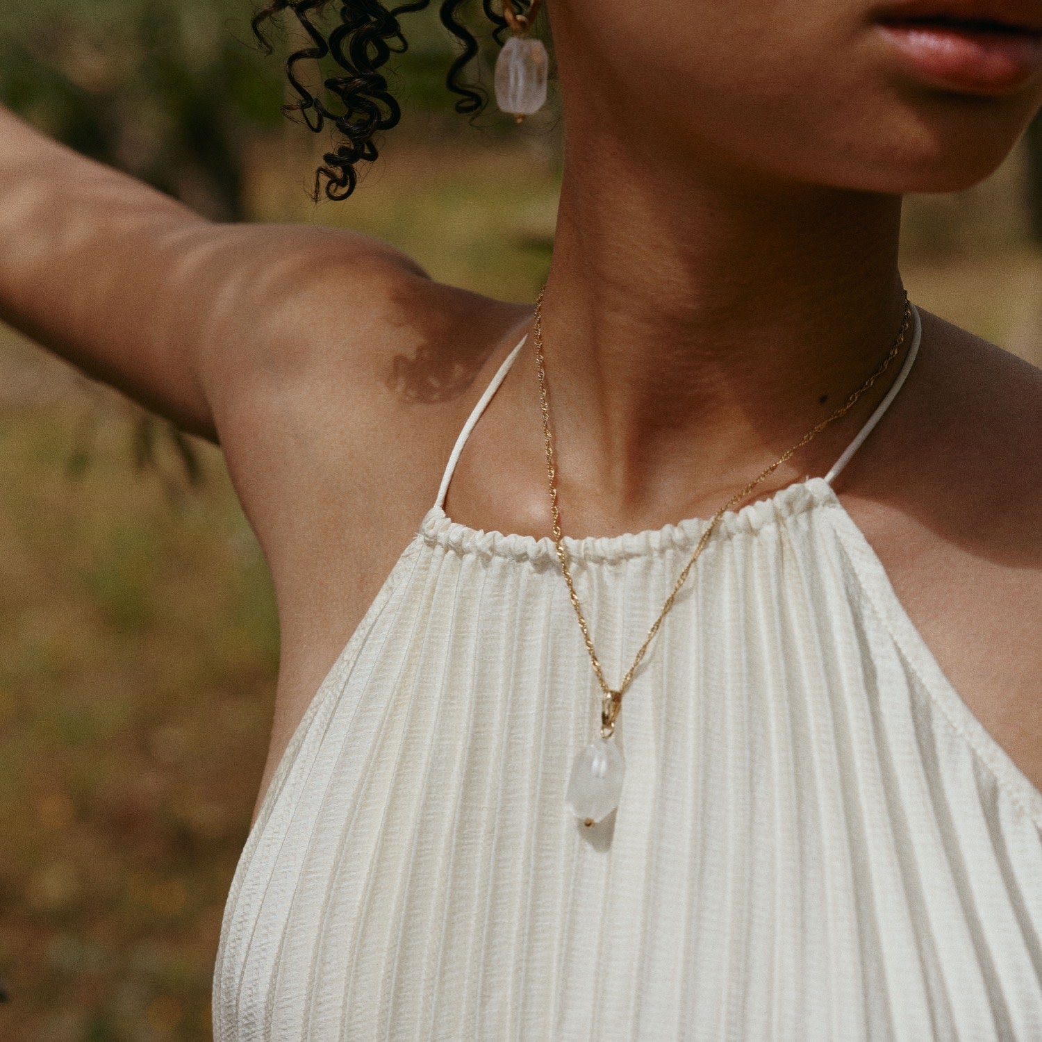 Fluffy Cloud Necklace