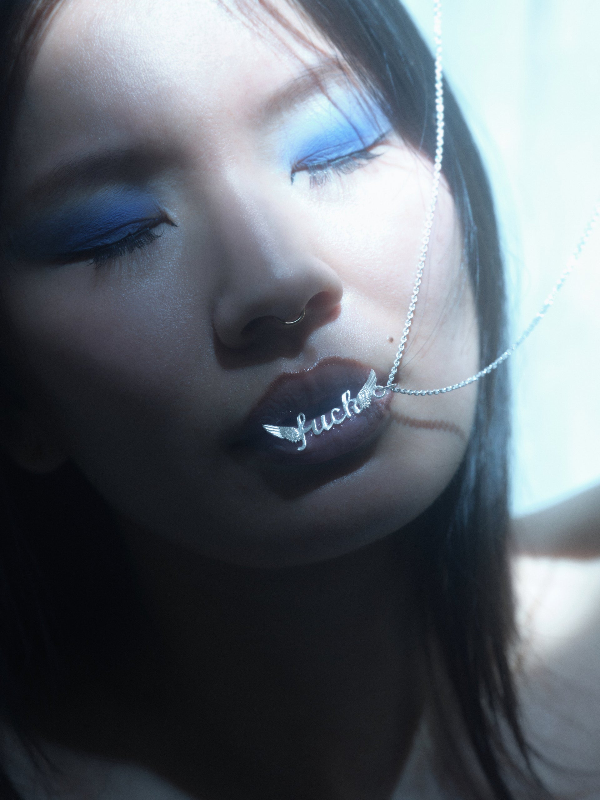 Flying Fuck - Necklace In Sterling Silver