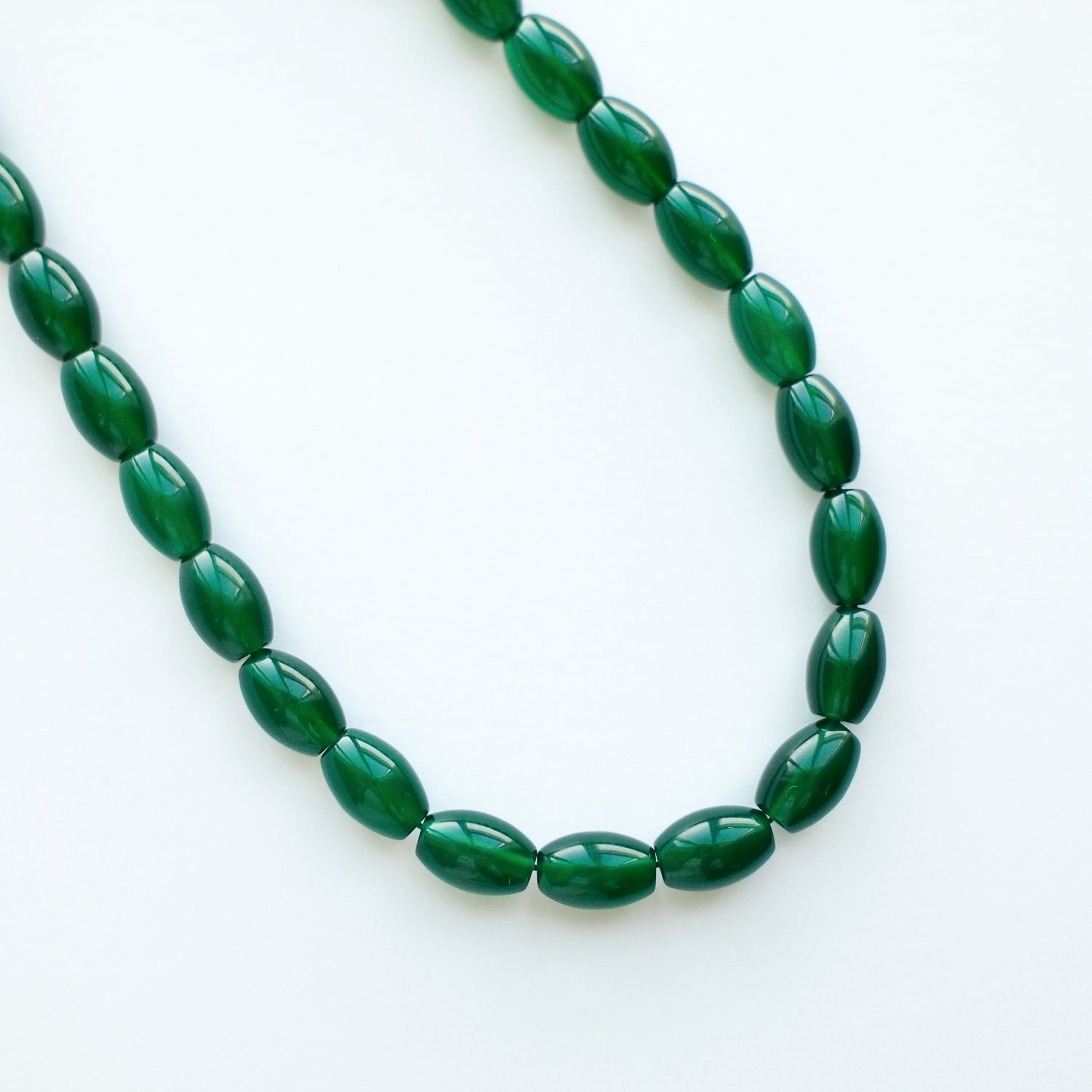 Forest Agate Bead Necklace