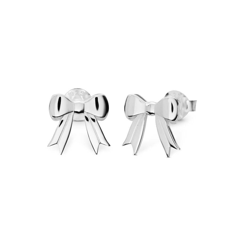 Forever Bows Stud Earrings in Sterling Silver - Nicky Hilton Collection