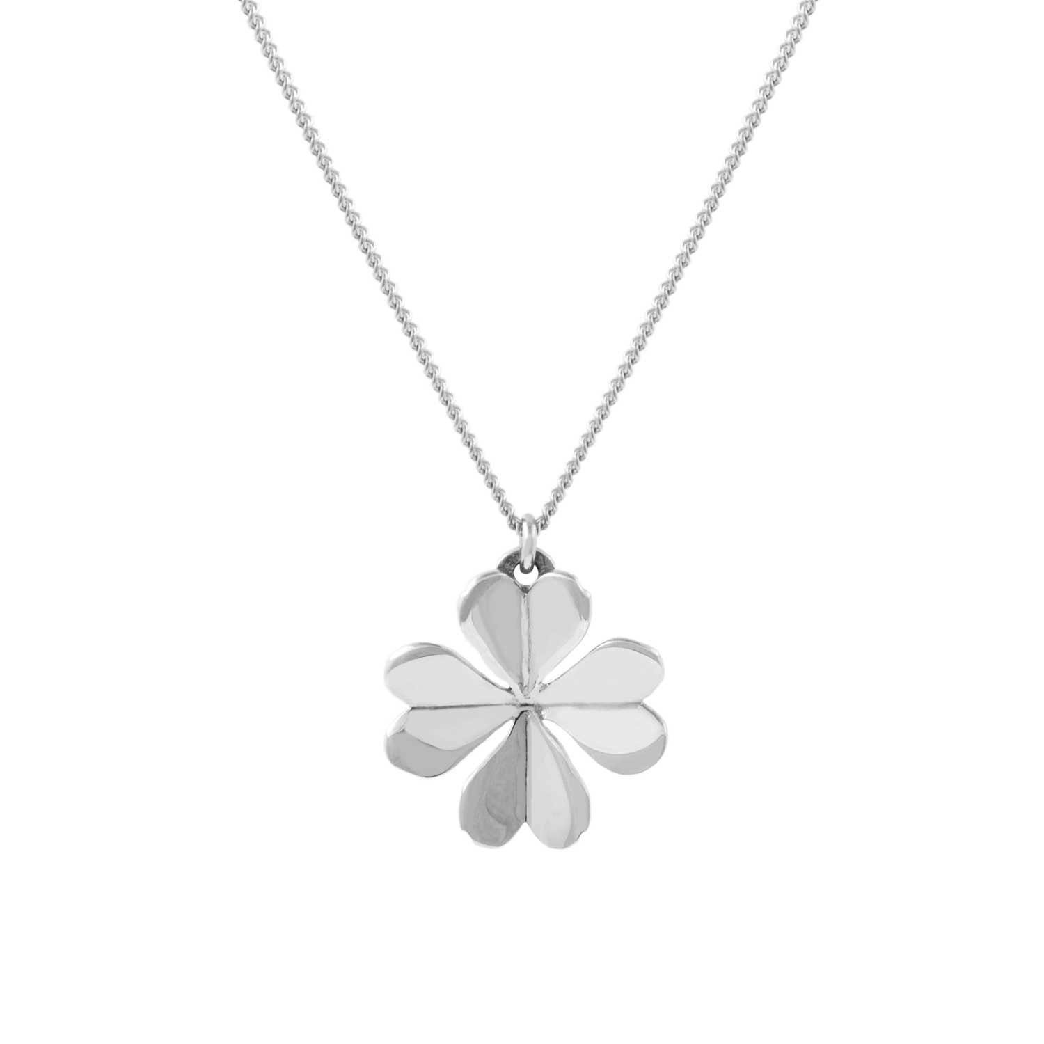 Lucky Clover Necklace – Silver