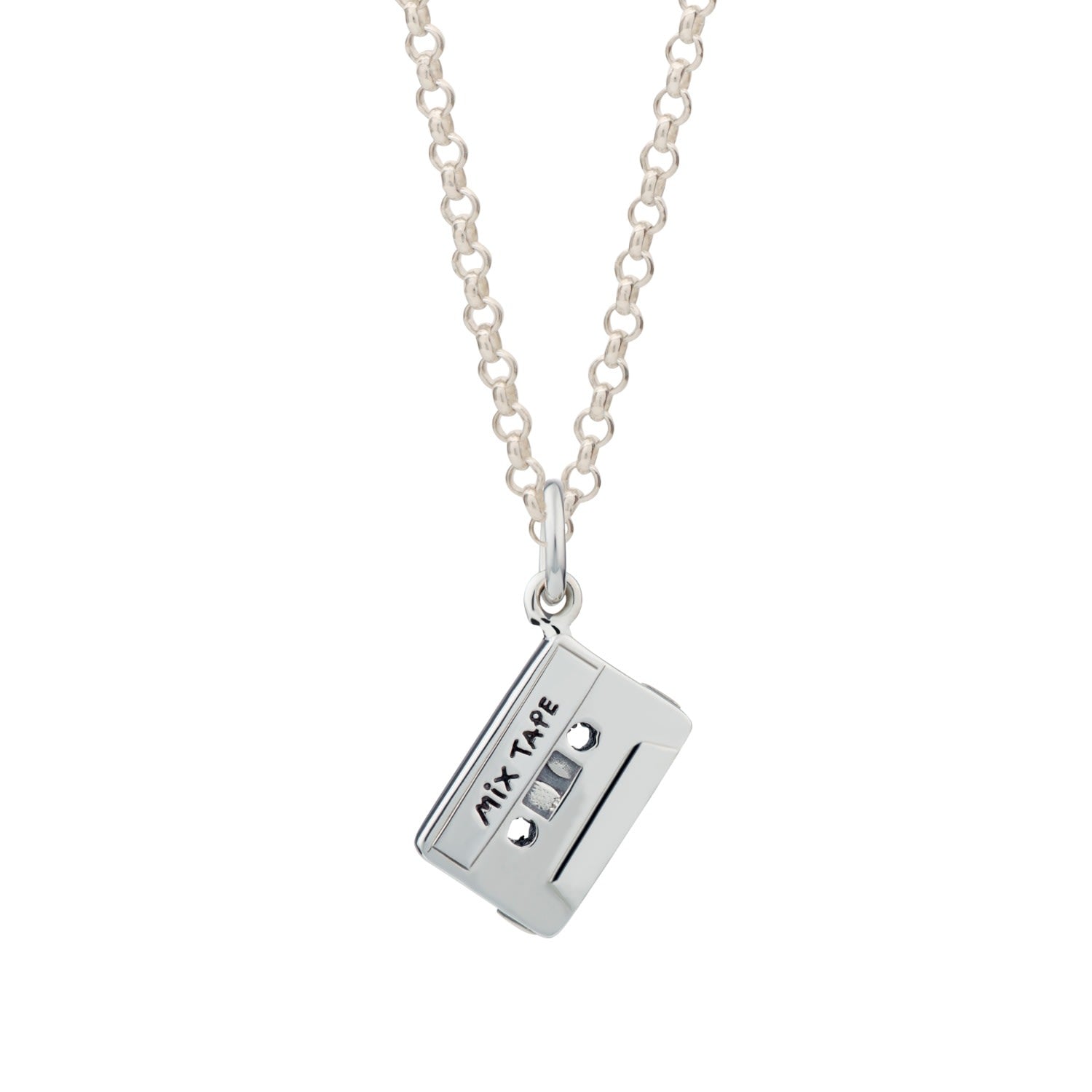 Silver Mix Tape Necklace