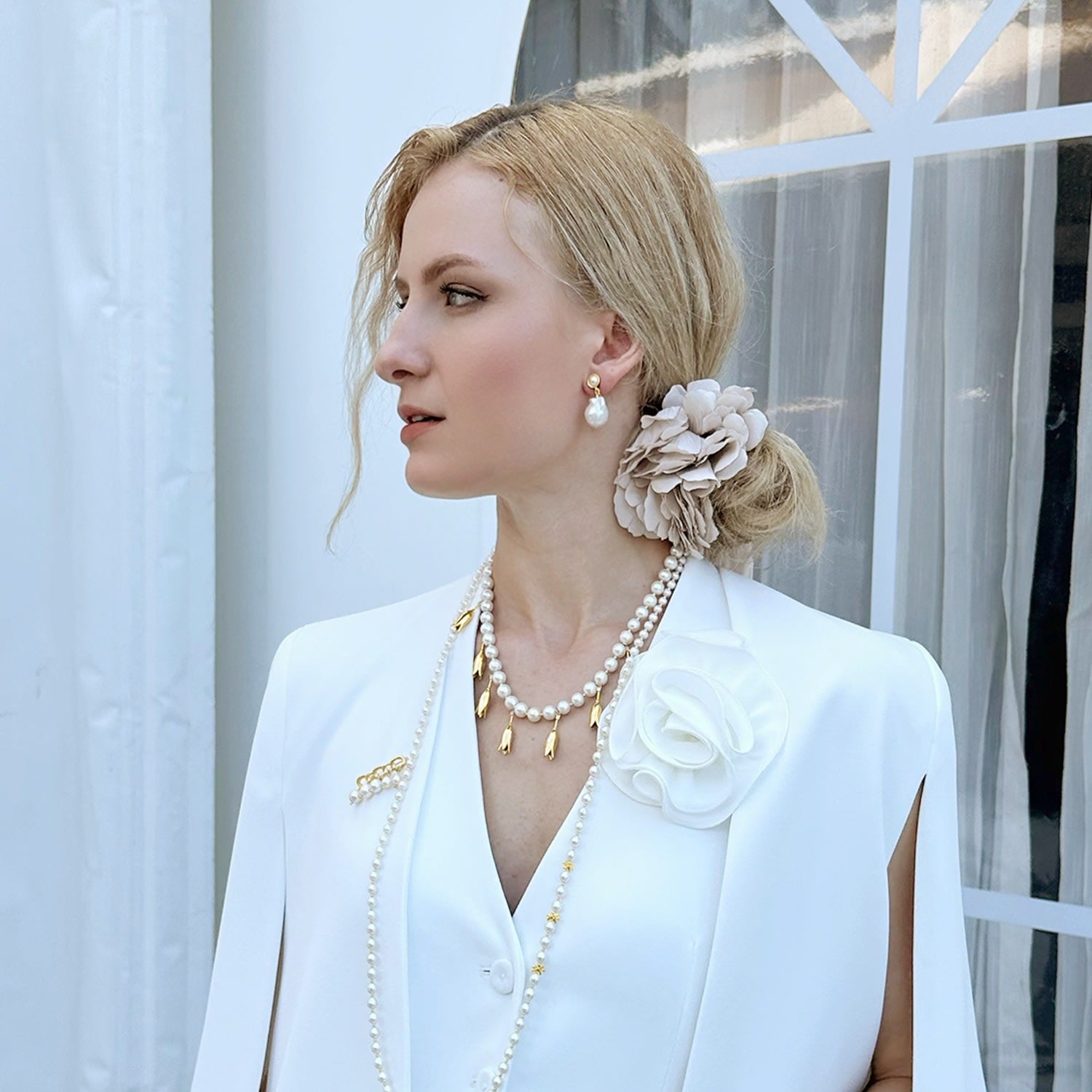 Timeless Freshwater Pearls Long Necklace