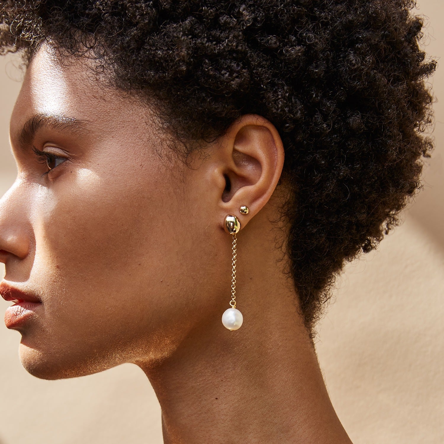 Paloma Pearl Drops Gold