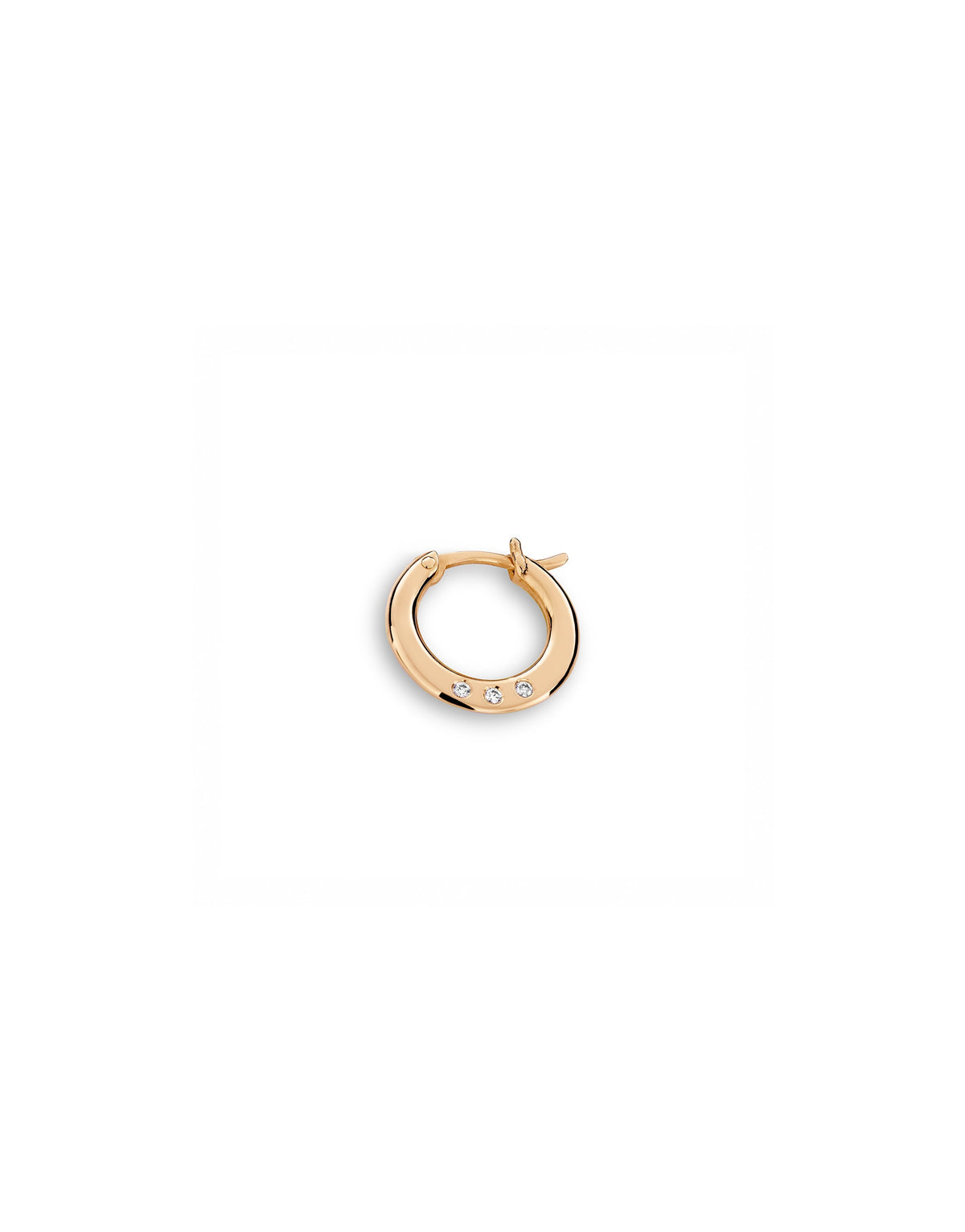 FULL MOON DIAMOND EARRINGS PINK GOLD