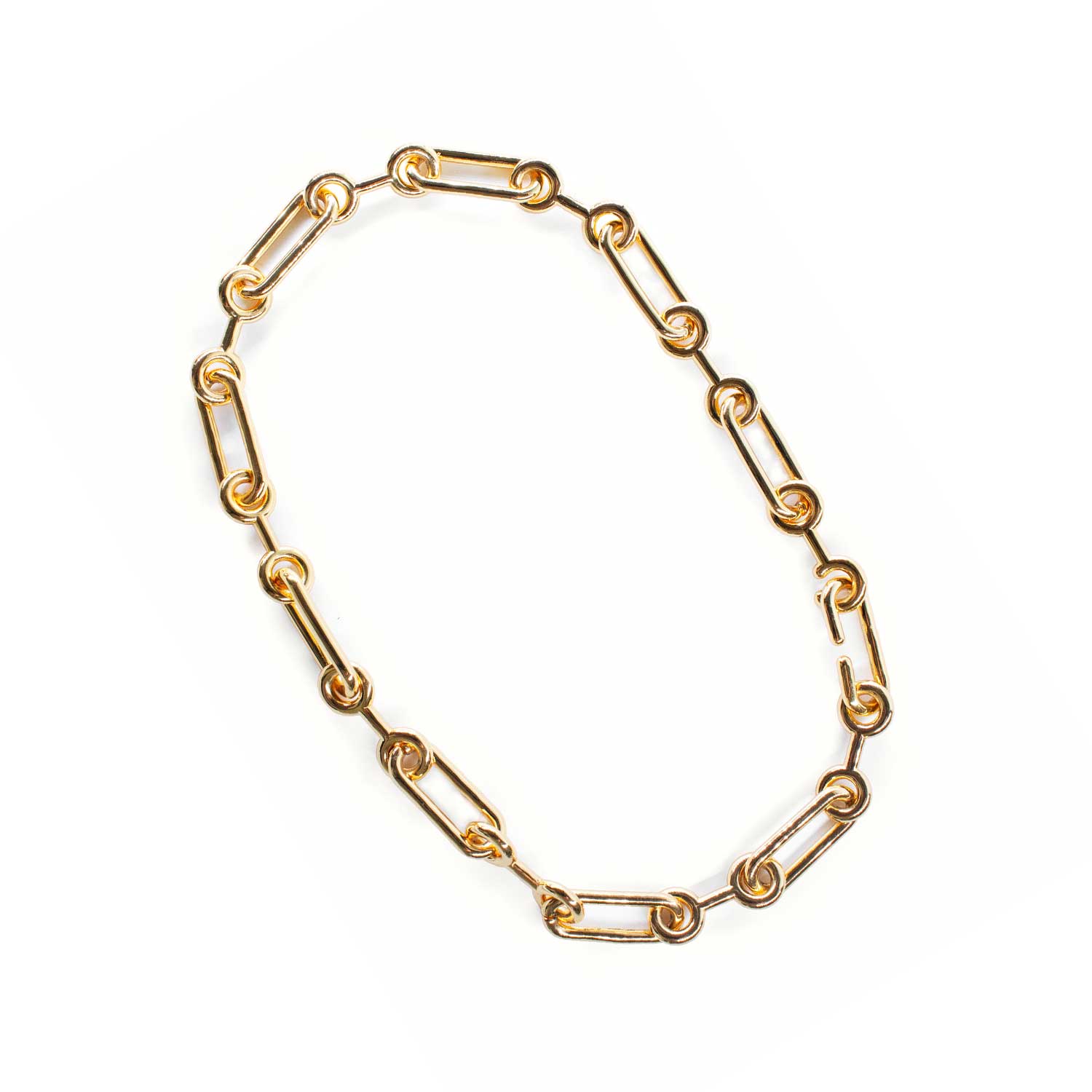 Future Polished Necklace Statement Bold