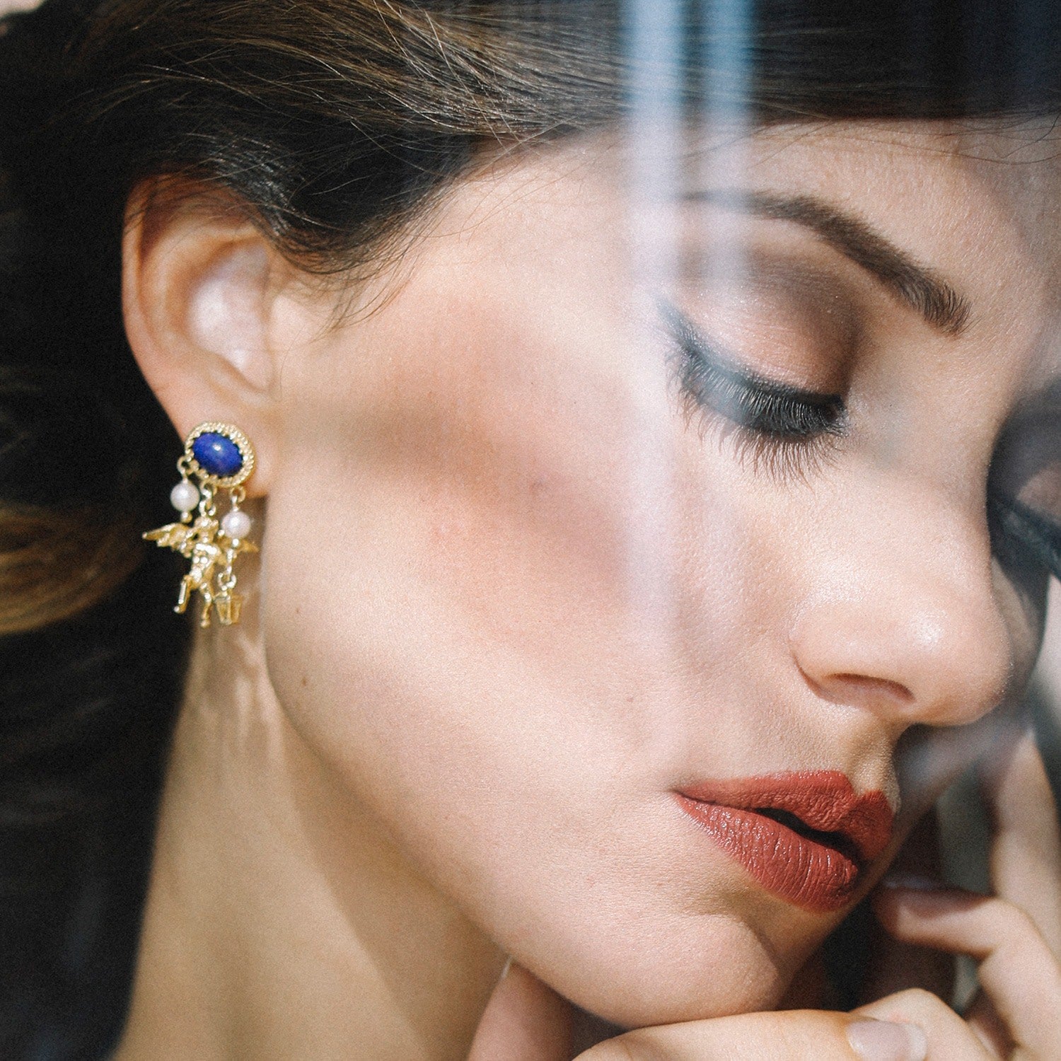 Cherubini Lapis Earrings