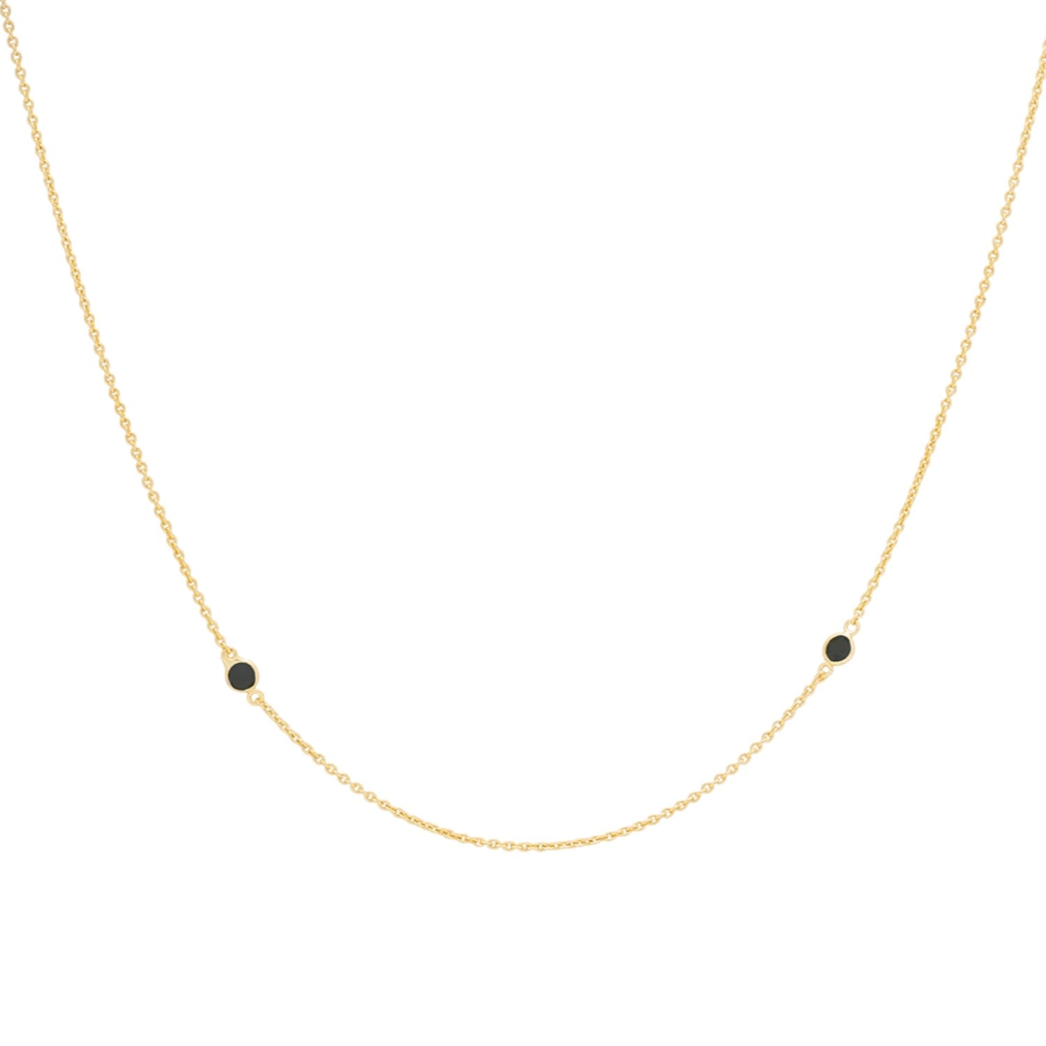 Capricorn Goldplated Birthstone Chain