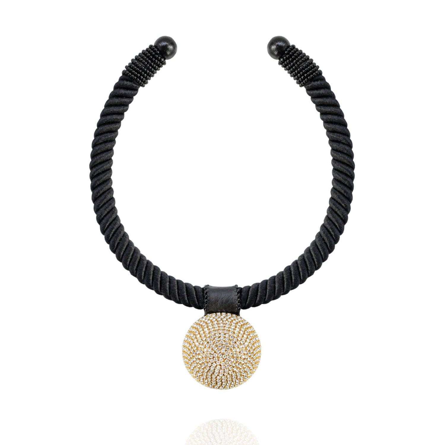 Gaia Glam Necklace In Bold Gold