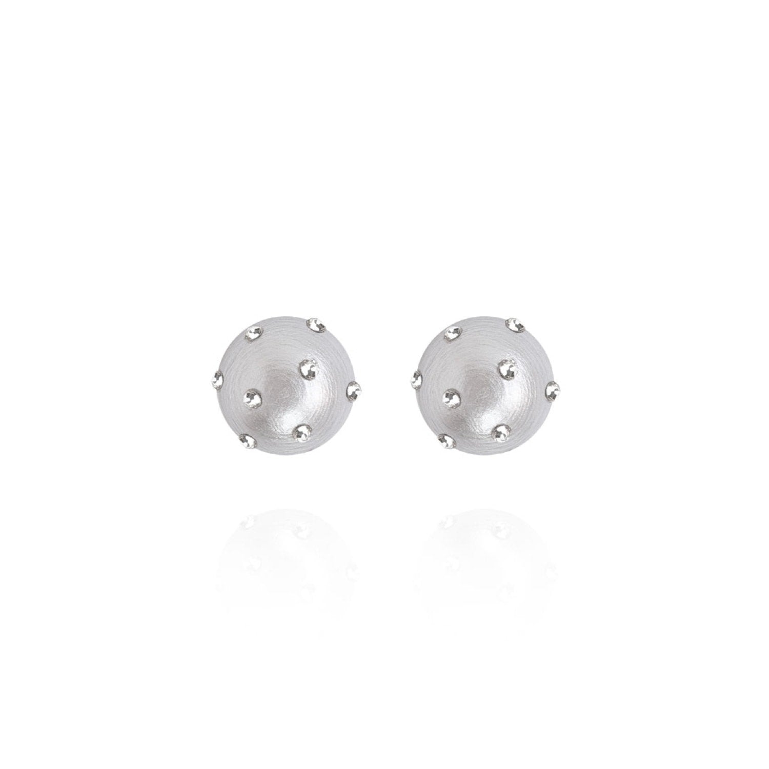 Gaia Jet Petite Earrings In Cloudy Sky