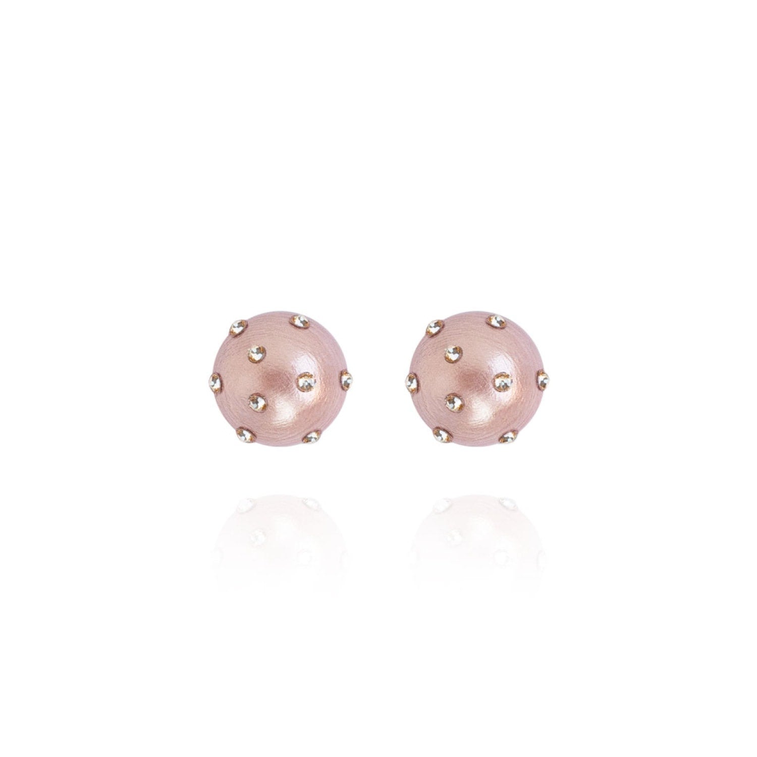 Gaia Jet Petite Earrings In Noble Blush