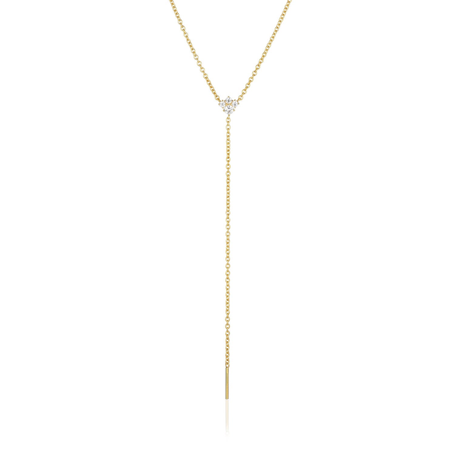 Gaia Y - Necklace W. Zirconia