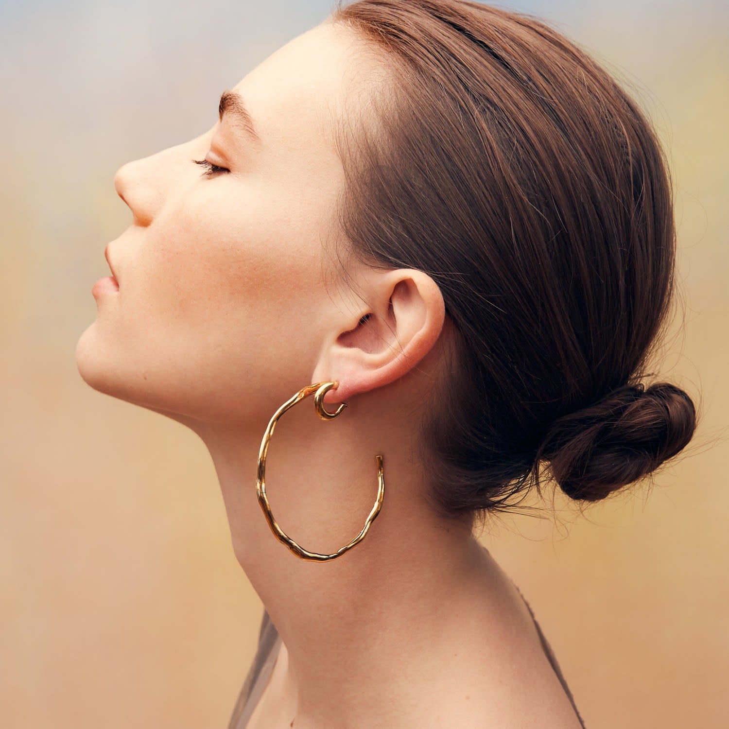 Rio Hoops X-Large - Gold