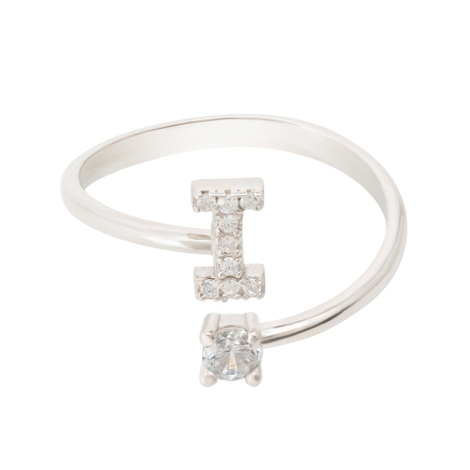 Initial Ring Silver I