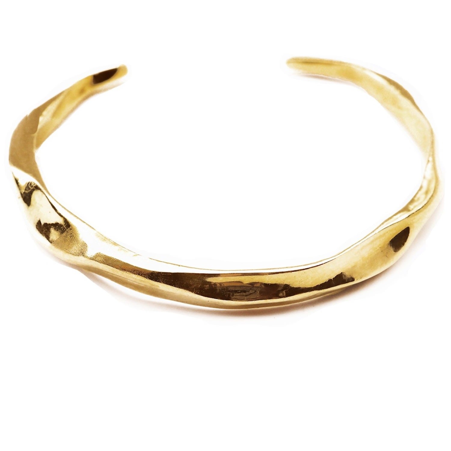 Fortitude Small Bangle Cuff Bracelet - Gold