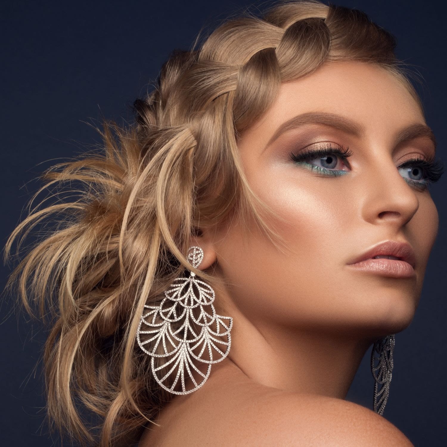 Geisha Earrings - Rose Gold