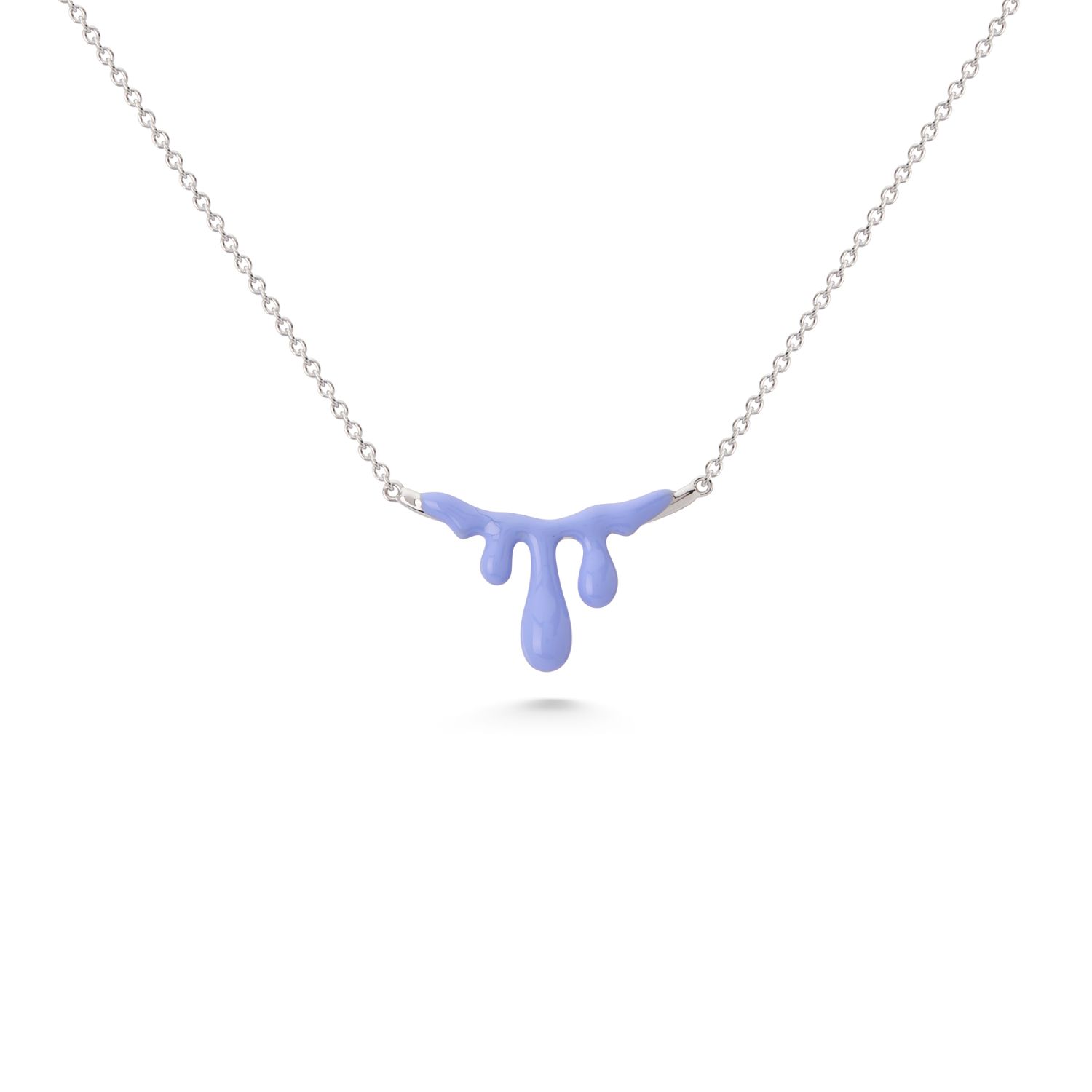 Gelato Lavender Necklace - Silver