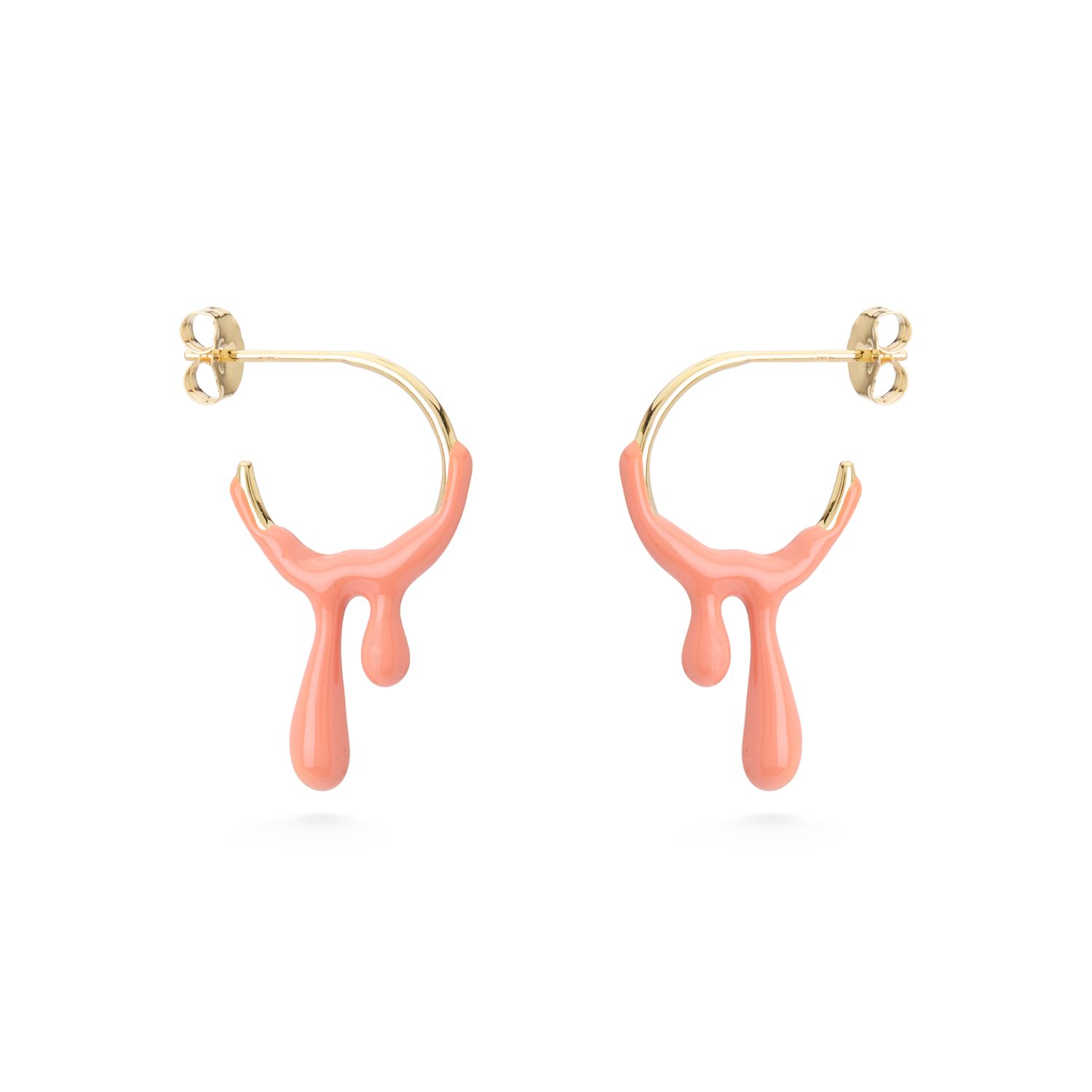 Gelato Tangerine Hoop - Gold