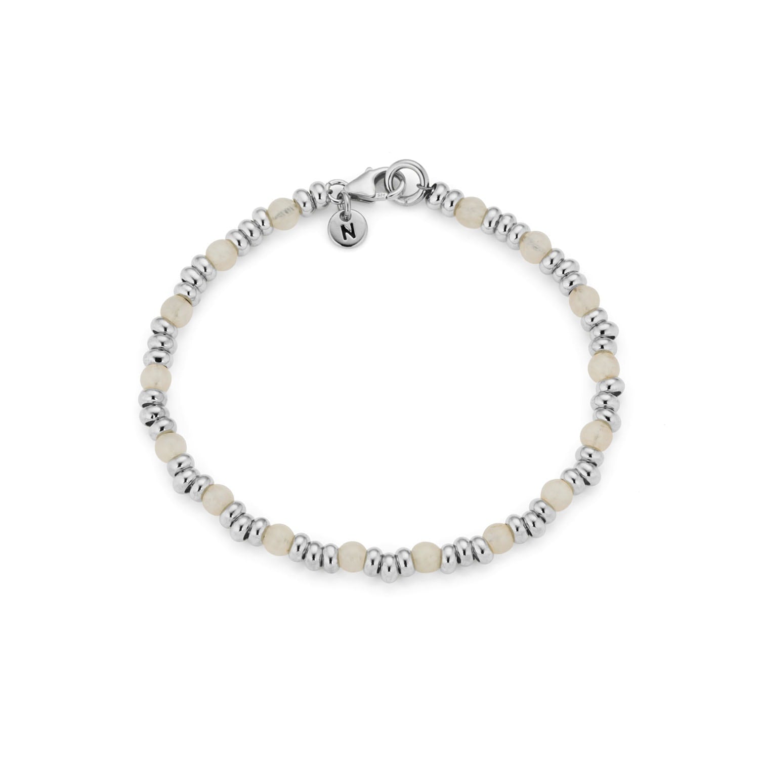 Gem Bracelet June Birthstone Moonstone Sterling Silver