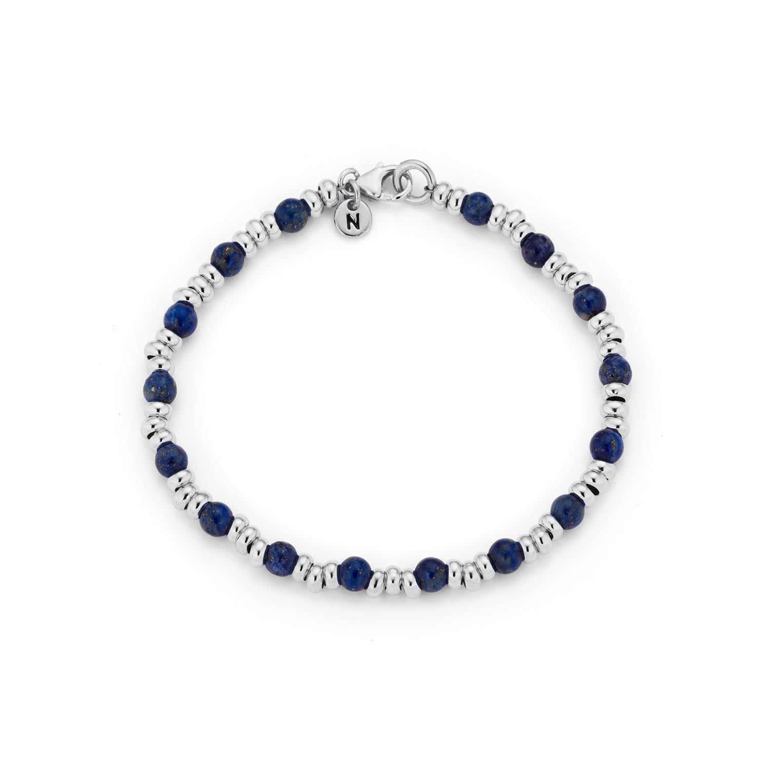 Gem Bracelet September Birthstone Lapis Sterling Silver
