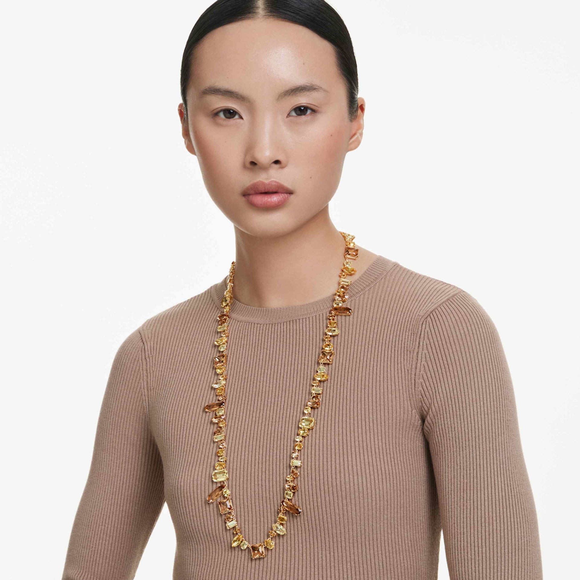 GEMA STRANDAGE MIXED CUTS YELLOW GOLD TONE PLATED