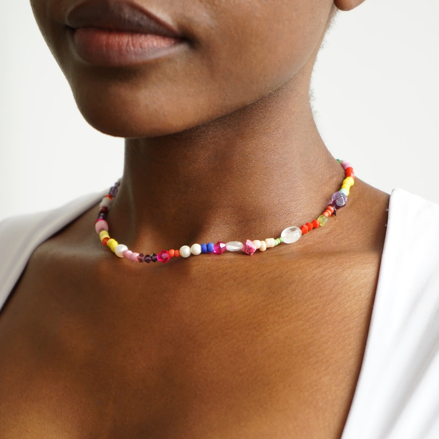 Gemstone Necklace Positano