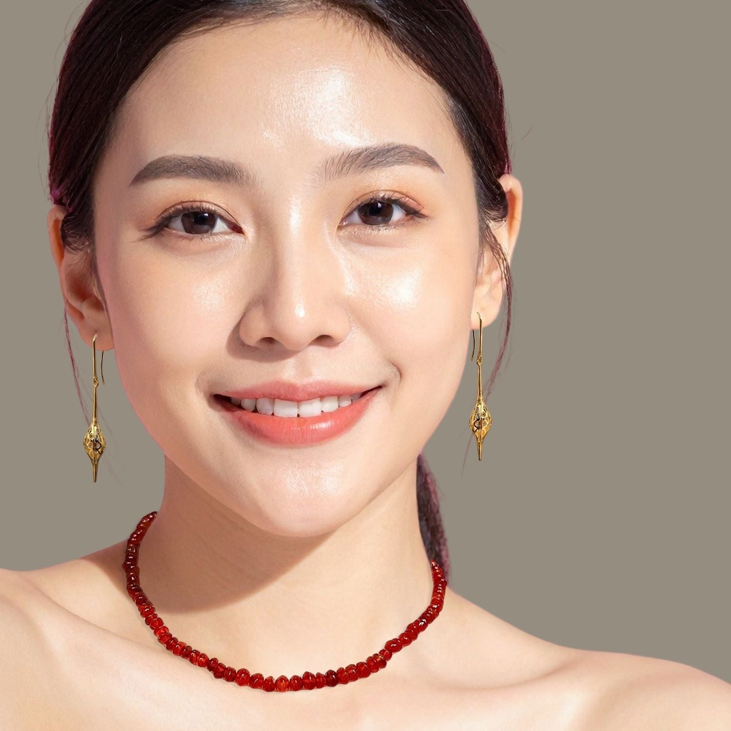 Gemstone Trail Carnelian Necklace