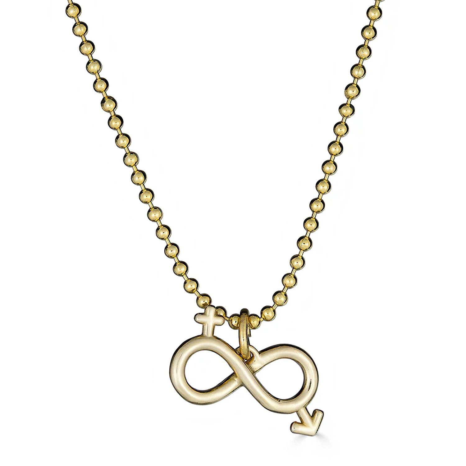 Gender Eternity Pendant - Male & Female