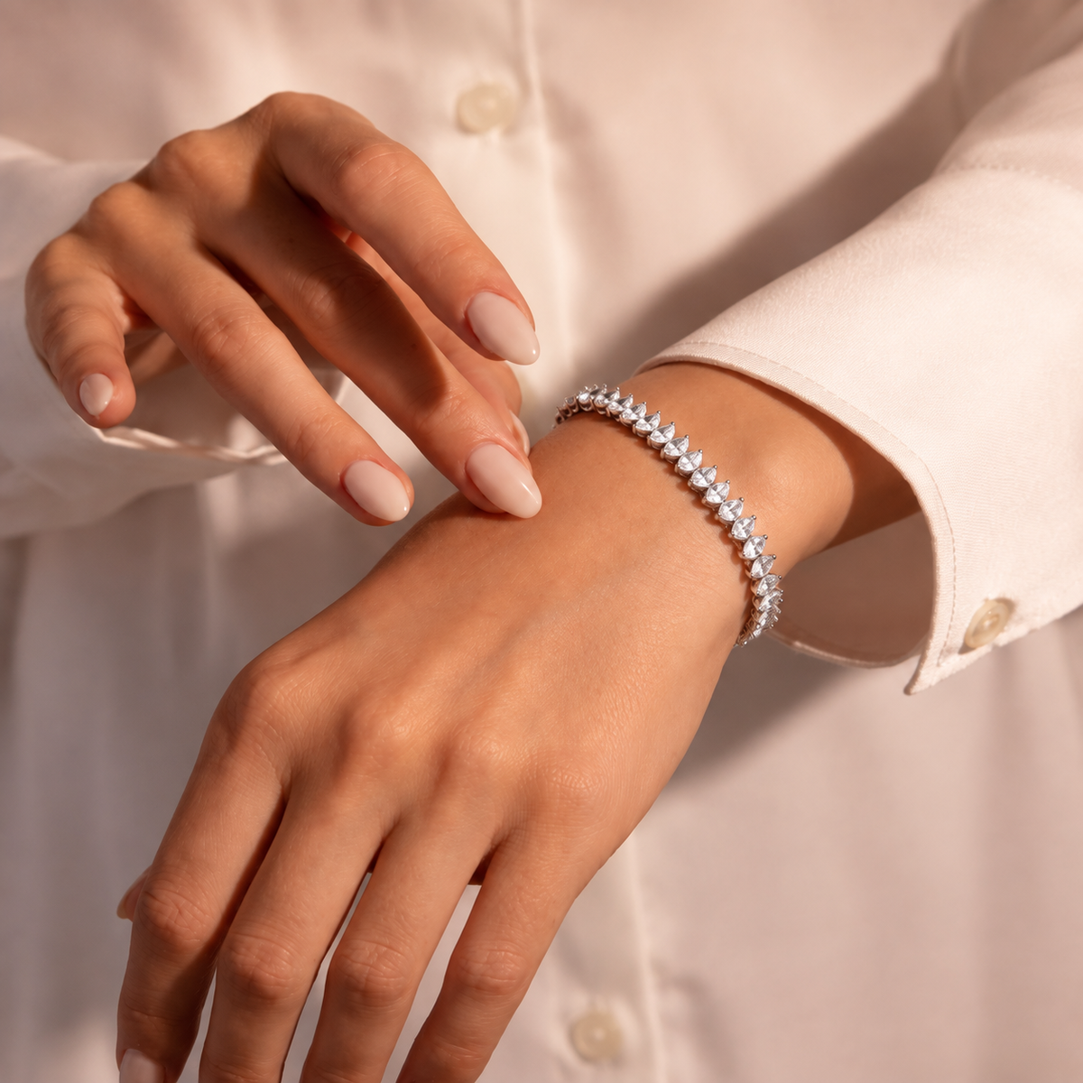 Laurie Maxi Link Stacked Bracelet