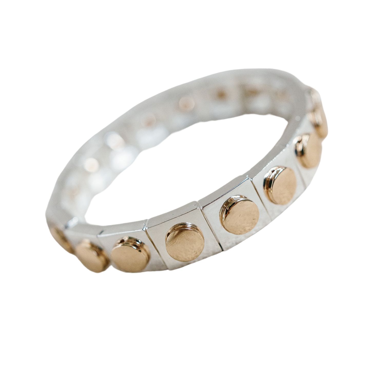 Geometric Bracelet - Silver