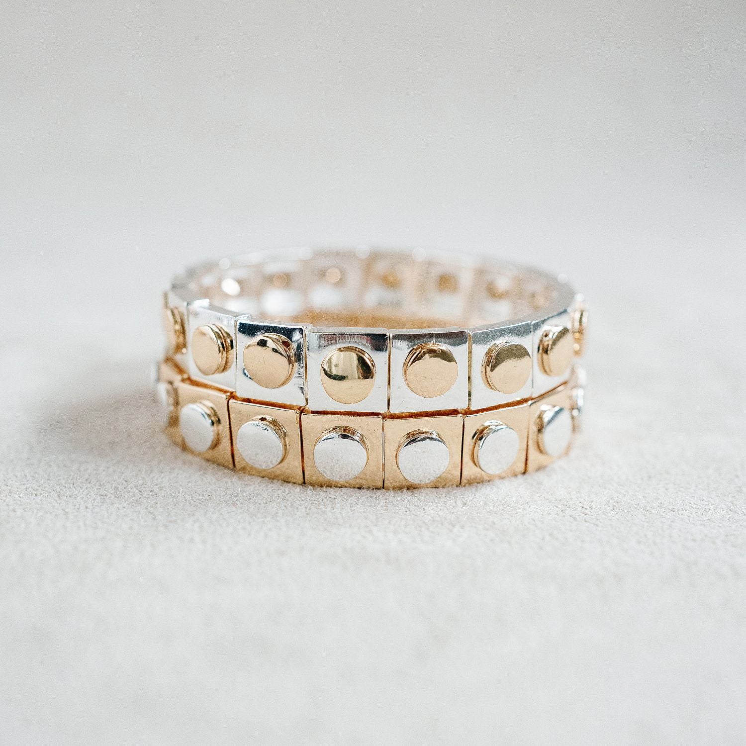 Geometric Bracelet - Silver