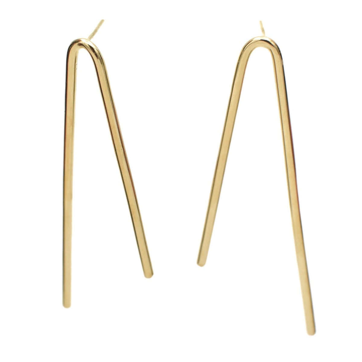 Geometric Line Earrings
