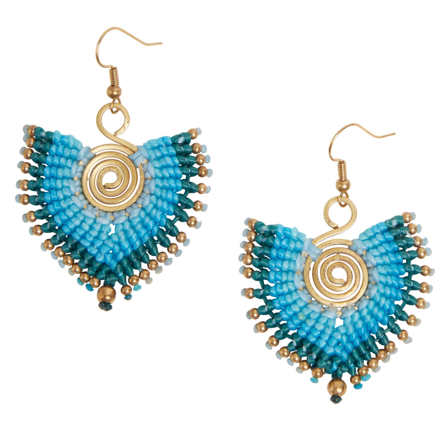 Statement Earring In Aqua
