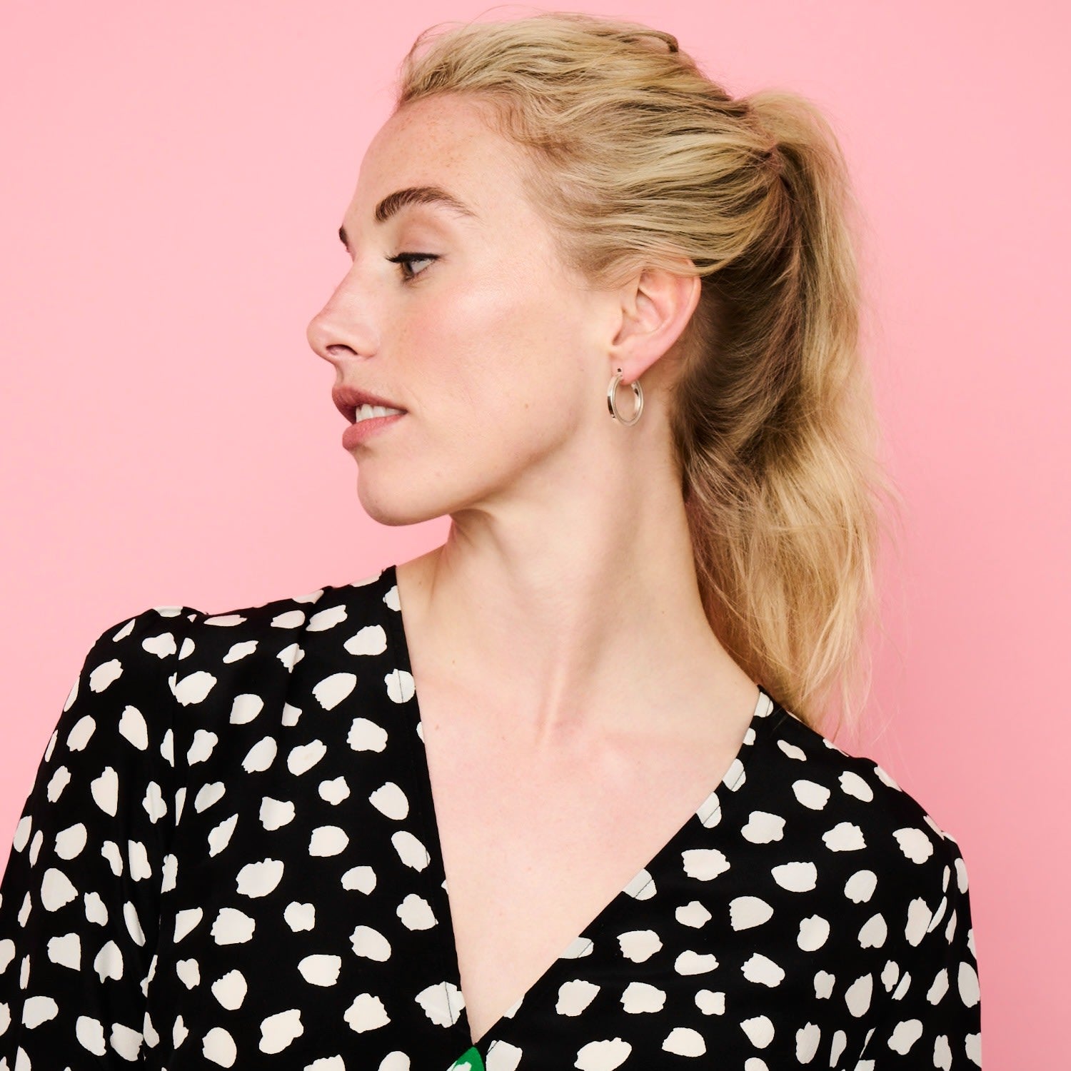 Small Double Hoops - Gold