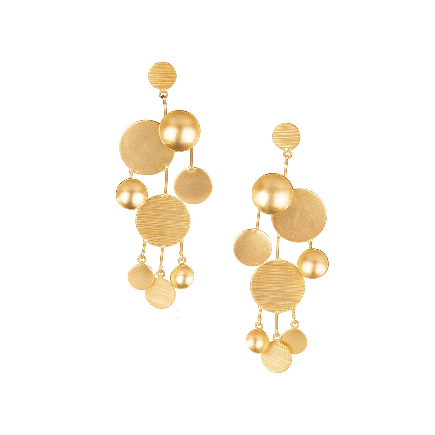 Gold Aeya Chandelier Earrings