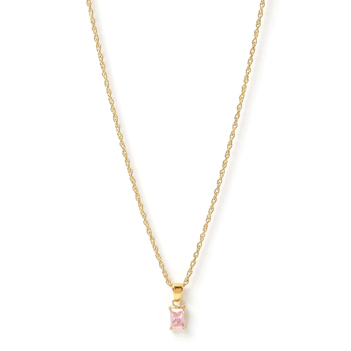 Gia Gold Necklace Rose