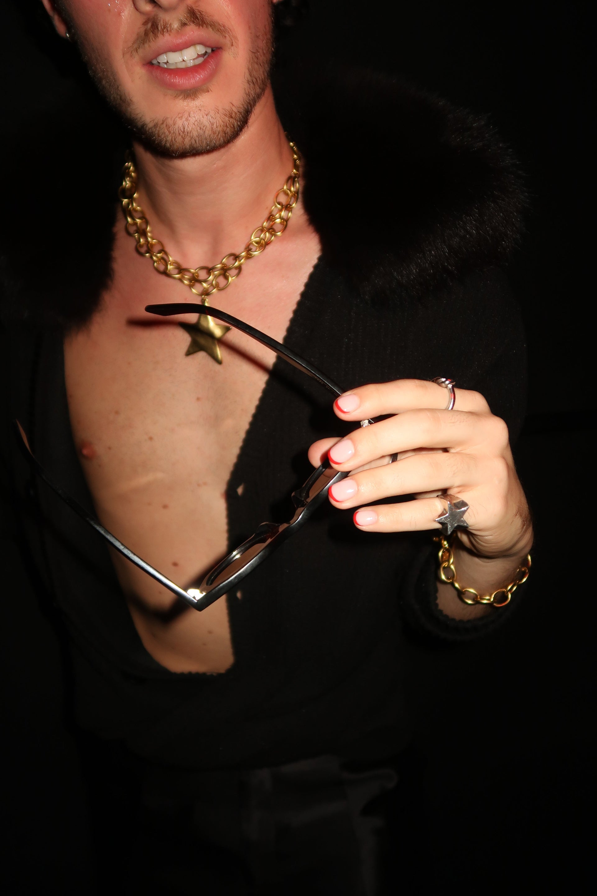 Gia Gold Star Necklace