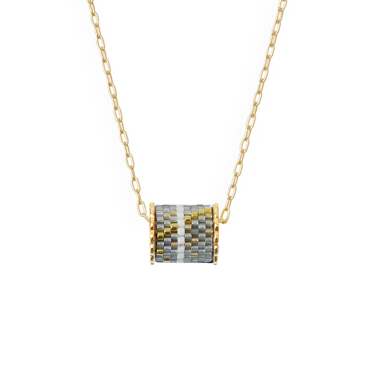 Single Bead Necklace - Spirit Of Place City Steel