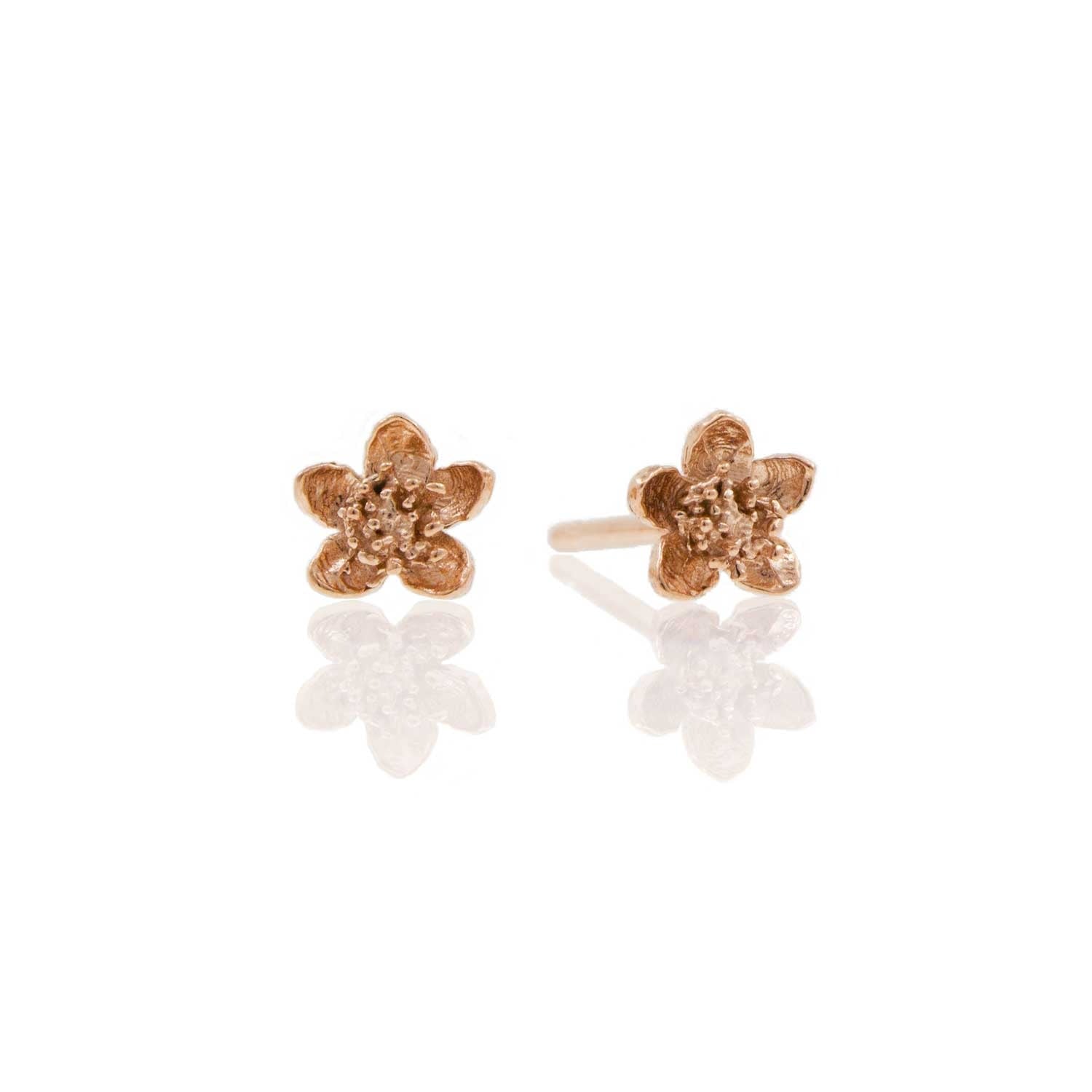 Cherry Blossom Earrings – Rose Gold