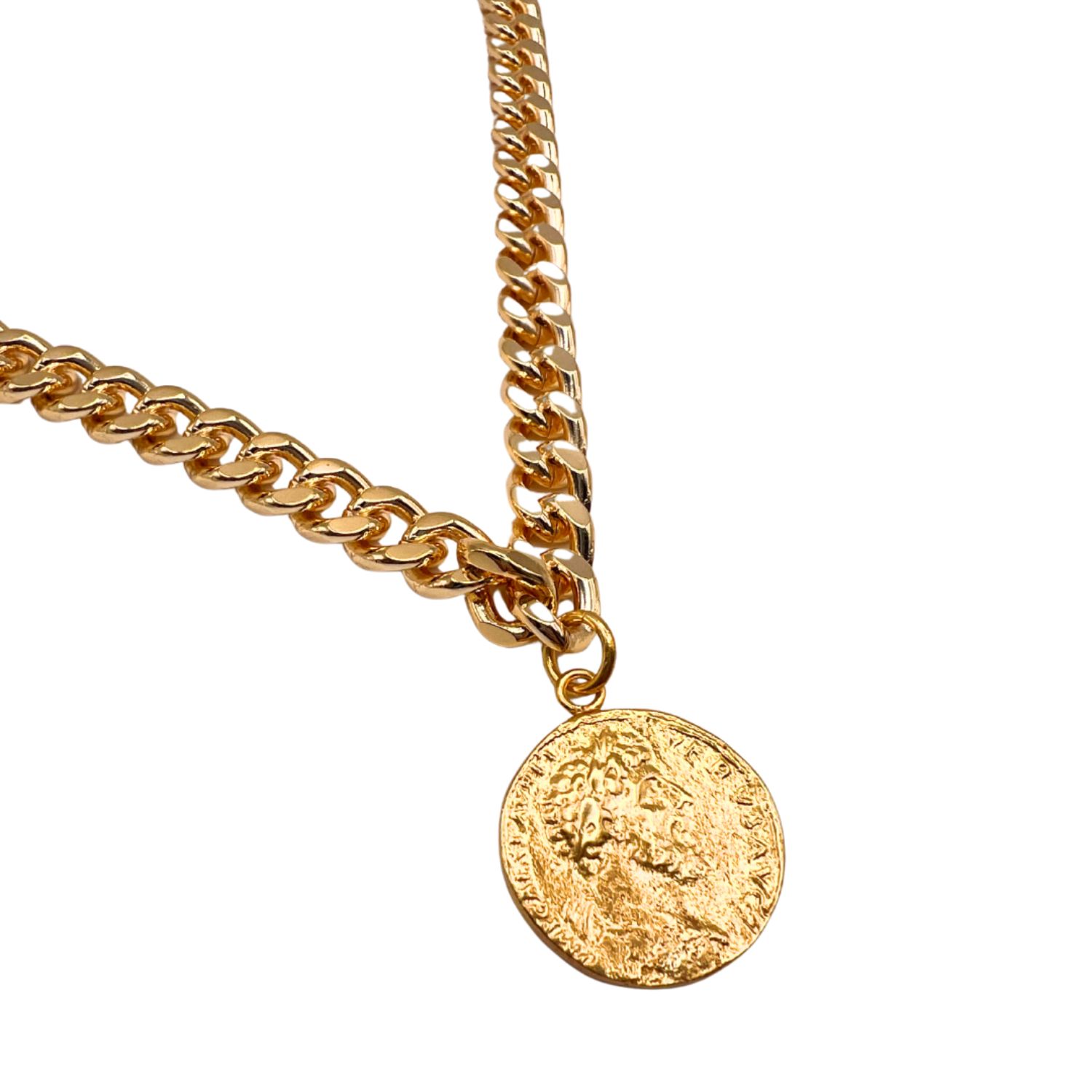 Gilded Grace - Statement Necklace 24K Gold Plated