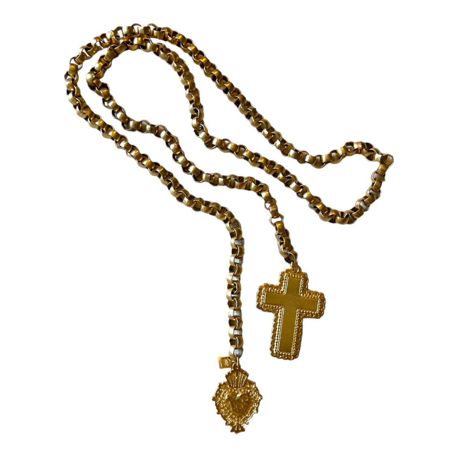 Gioia Chunky Gold Wrap-Up Necklace