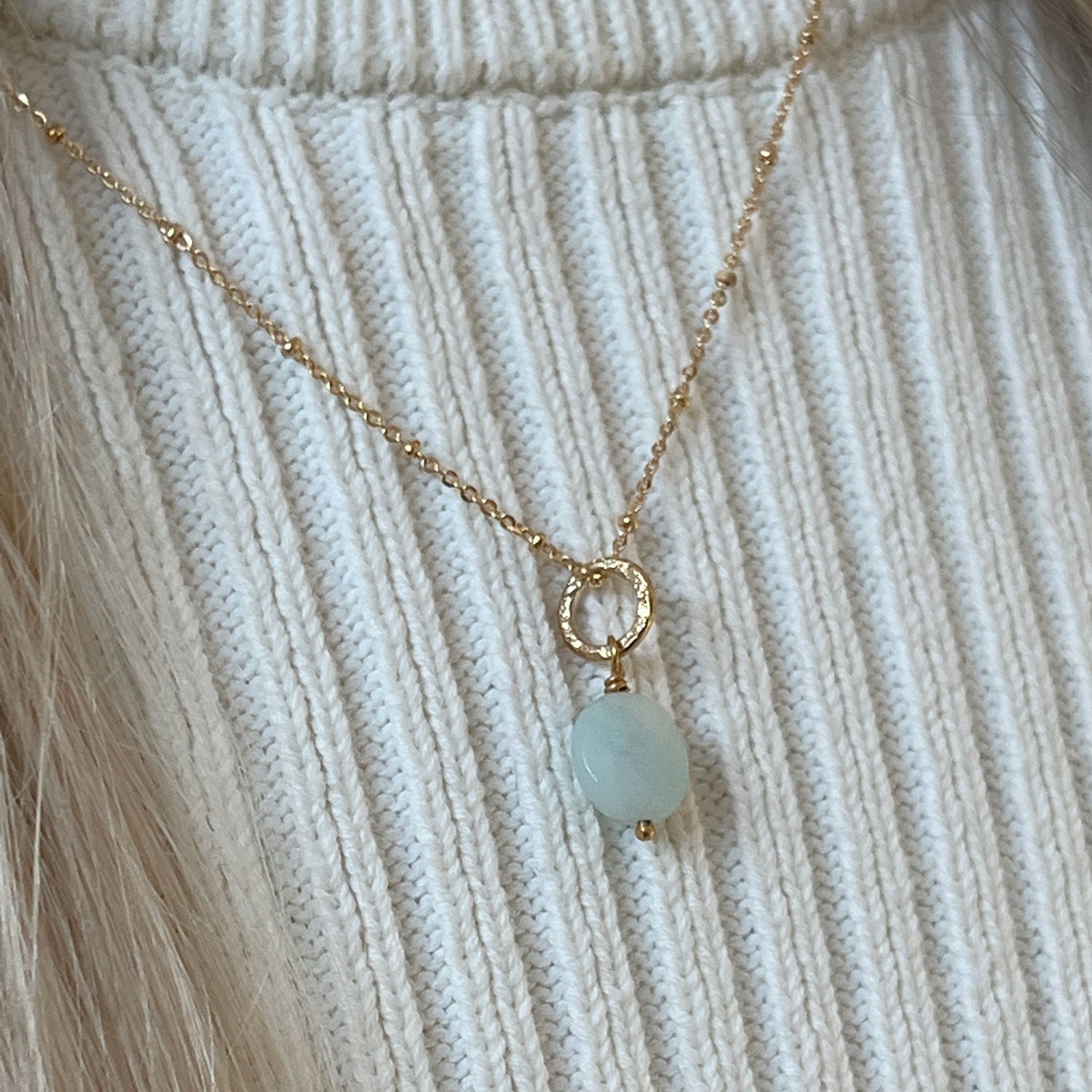 Gita Pendant With Amazonite Fair Trade